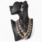 Jewellery Set with Gold Plated Necklace & Matching Earrings