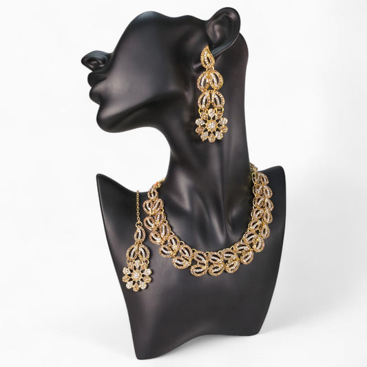 Beautiful Jewellery Set with Golden & Golden with Silver Colour