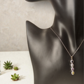 The Spectrum Halo Vertical Drop Necklace