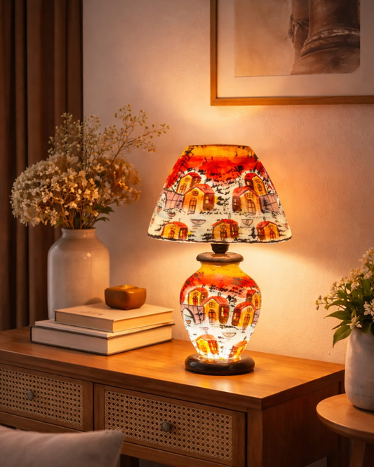 Handcrafted Table Lamp: Whirling Dervish