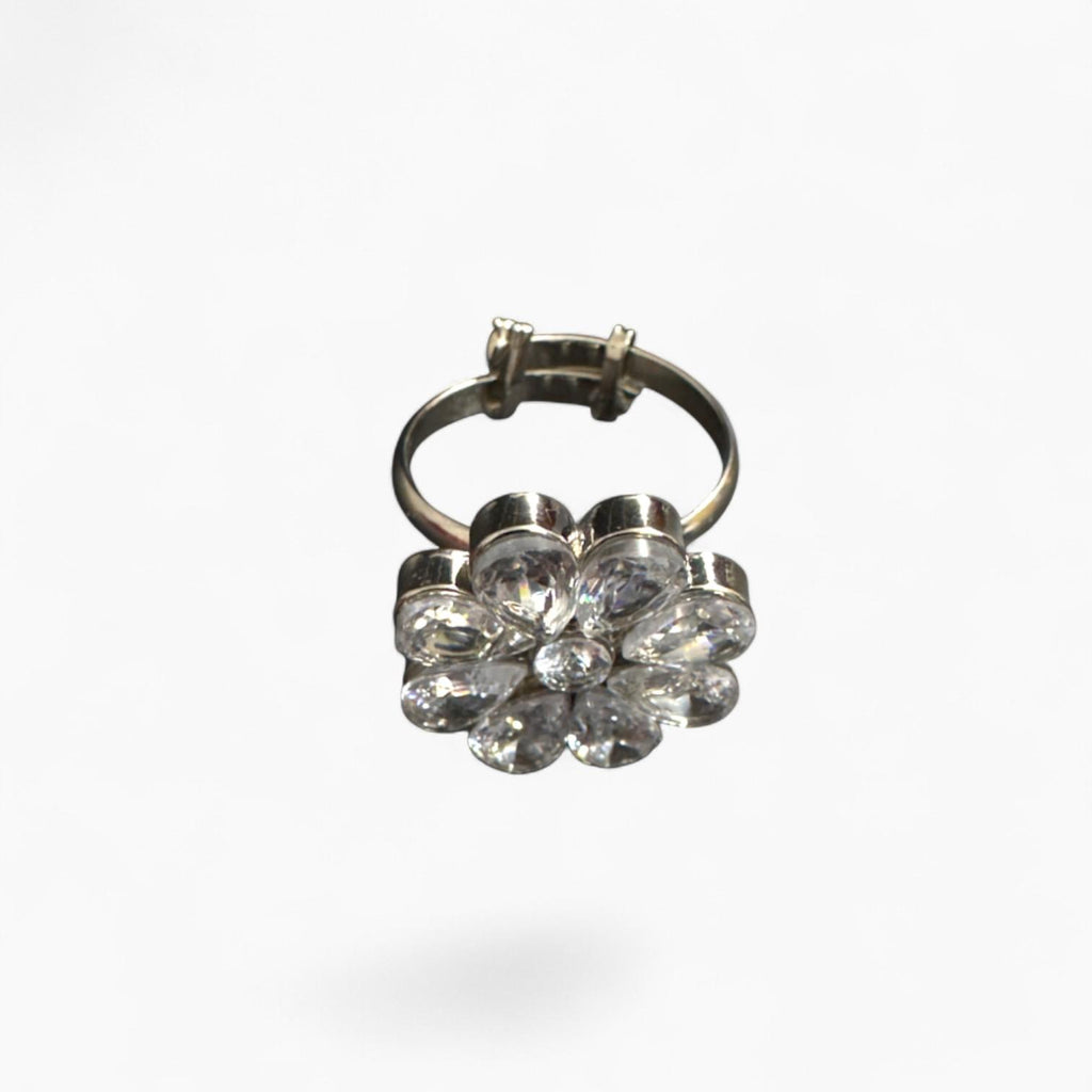 Purple Tradinals jewellery with Necklace, Earrings, bindi and Adjustable Ring