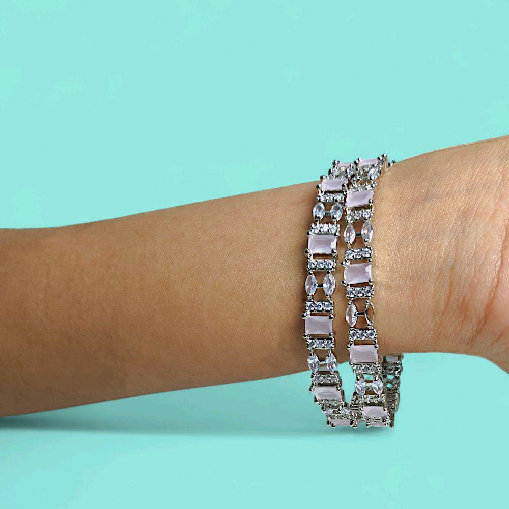 Zirconium Made Bangles | Multiple Colours