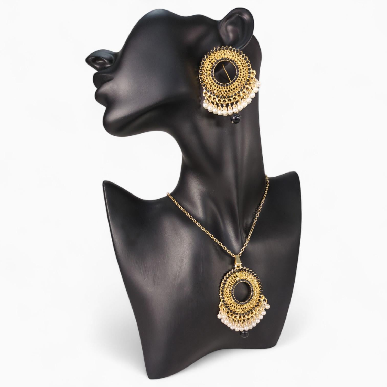 Necklace and Earrings Set in Various Colours