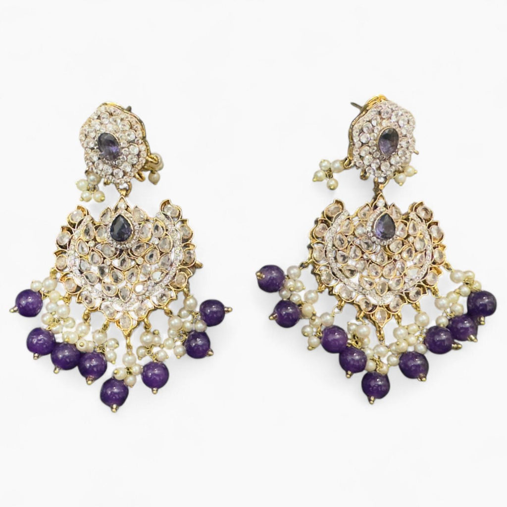 Elegant Traditional Jewellery Set with Gold Plating