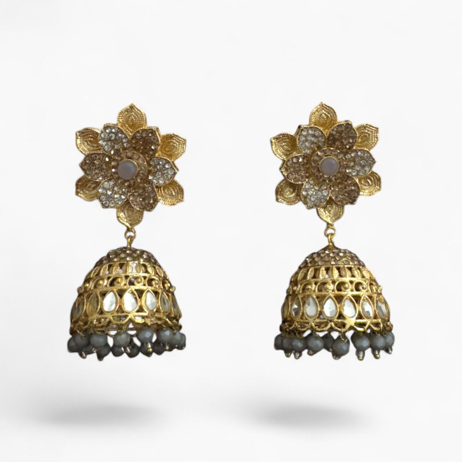 3D Jewellery Set in Golden & Silver Colours