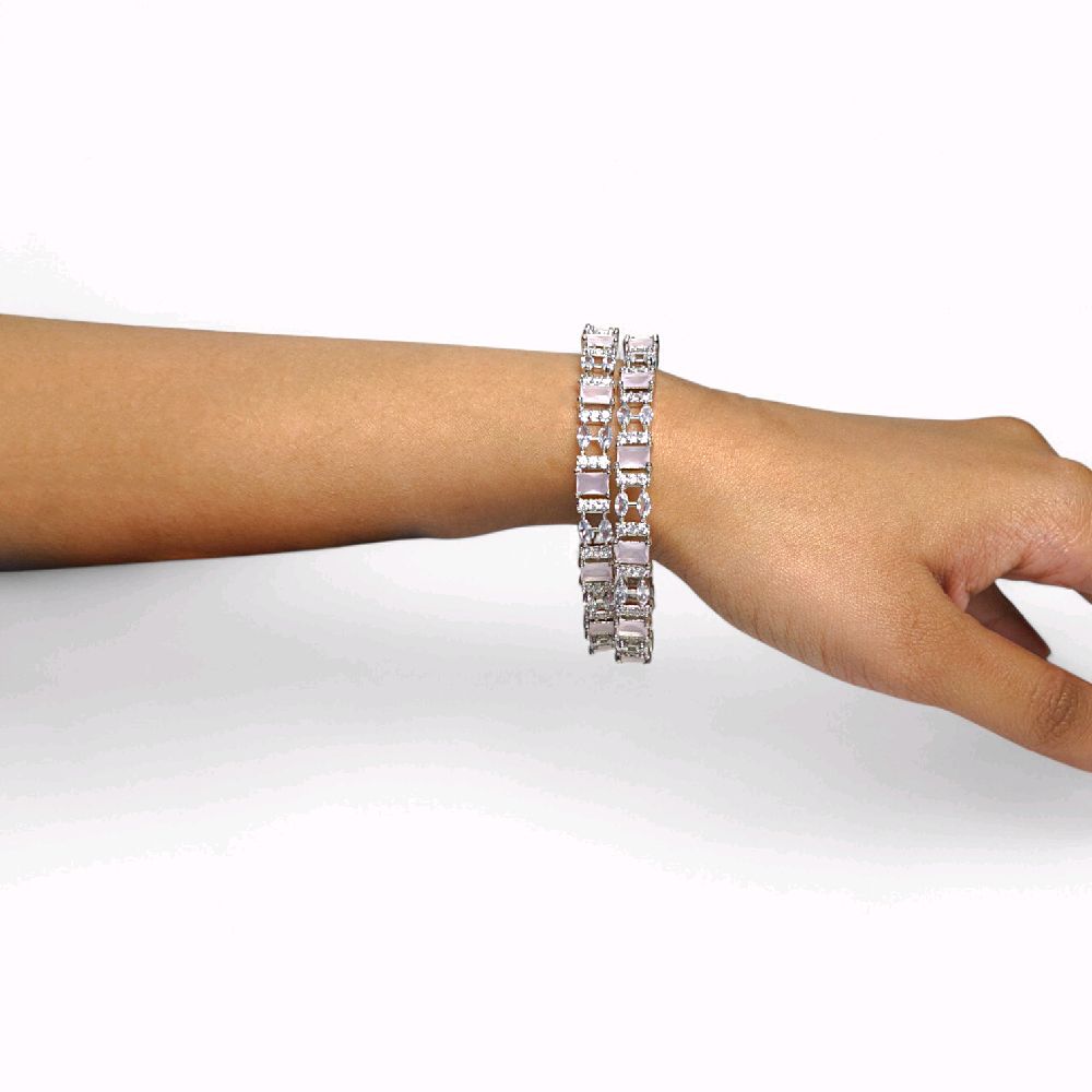 Zirconium Made Bangles | Multiple Colours