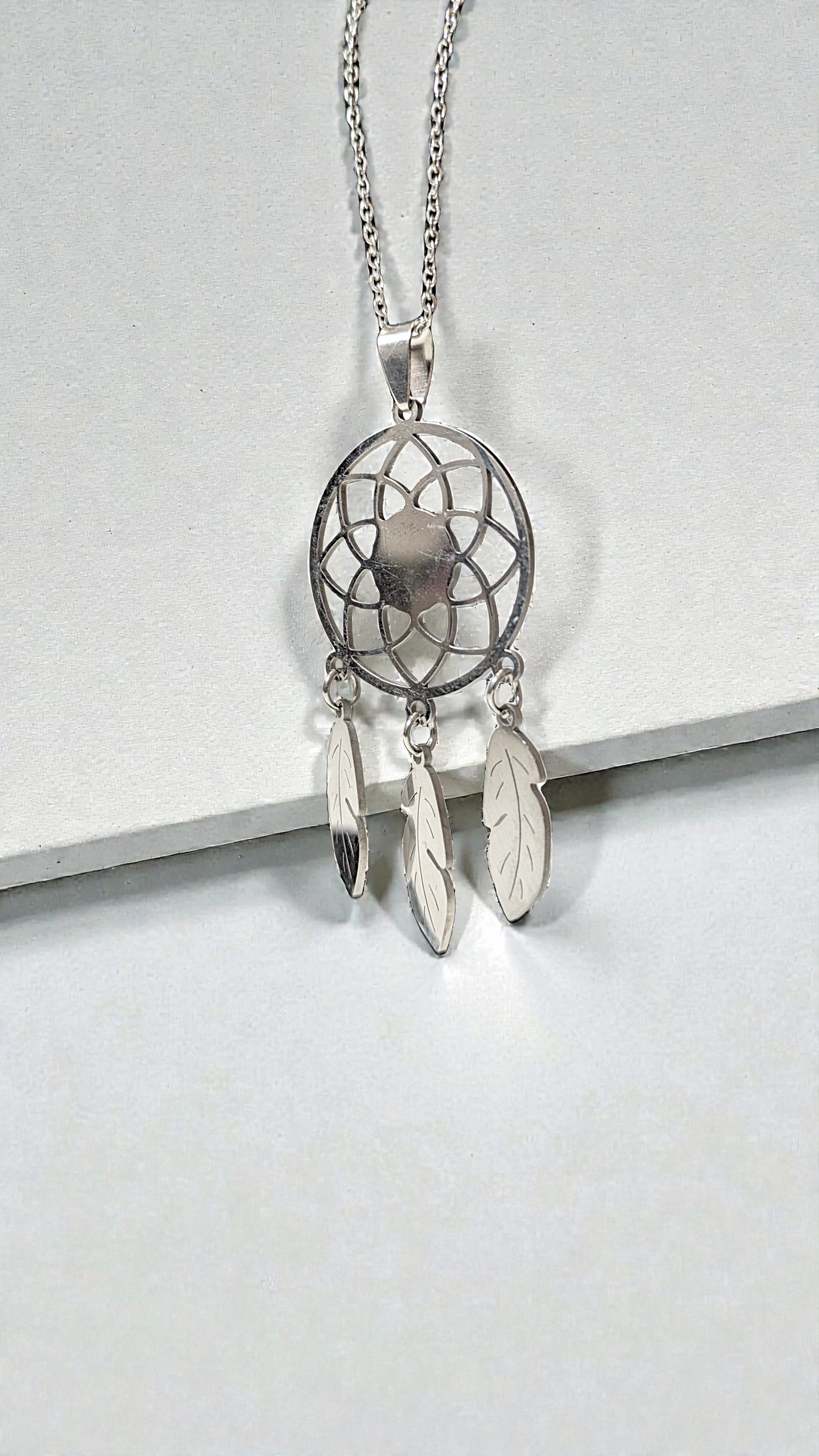 Luna Spirit Dreamcatcher Necklace
