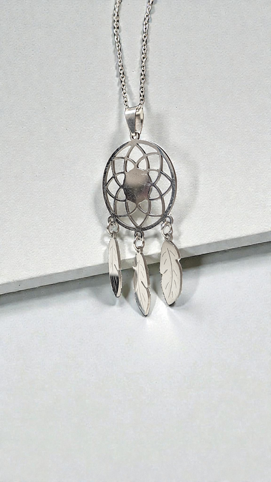 Luna Spirit Dreamcatcher Necklace