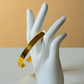 Industrial Gold & Crystal bangel