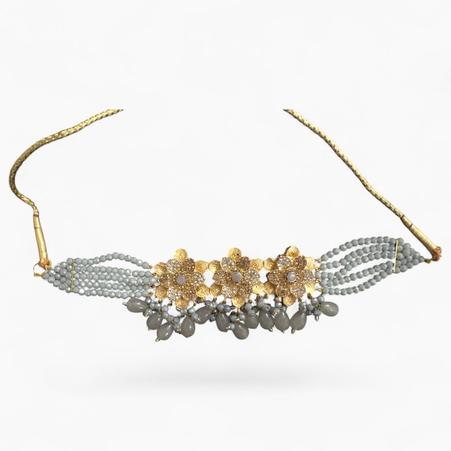 3D Jewellery Set in Golden & Silver Colours