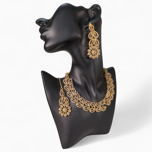 Beautiful Jewellery Set with Golden & Golden with Silver Colour